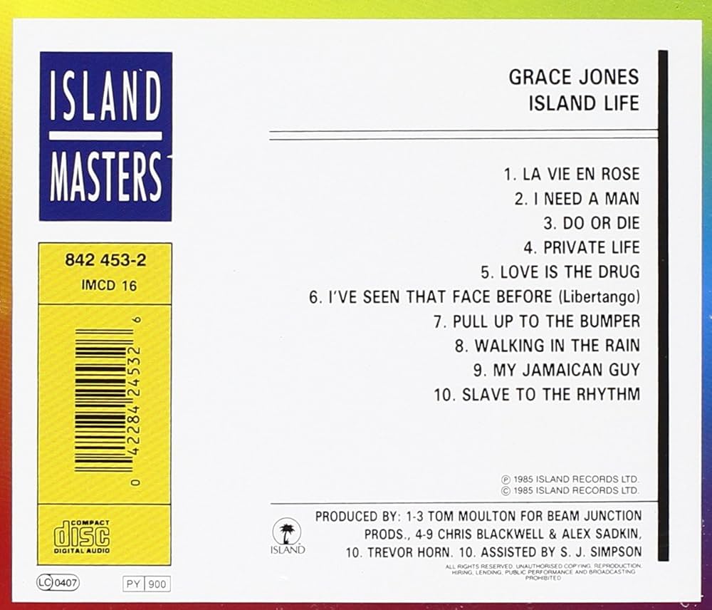 JONES,GRACE - Island Life - Amazon.com Music